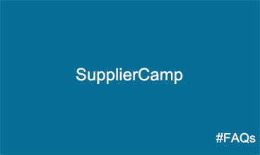 FAQs about SupplierCamp
